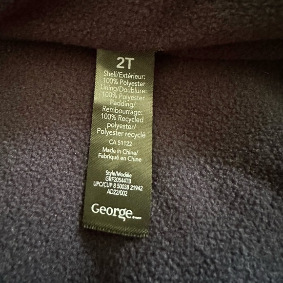 Navy-grey 2T puff jacket. New - Picture 7 of 7